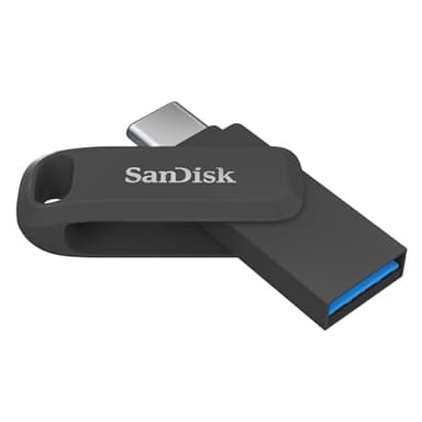 SanDisk Ultra Dual Drive USB flash drive 128 GB USB Type-A / USB Type-C 3.2 Gen 1 (3.1 Gen 1) Black, Silver