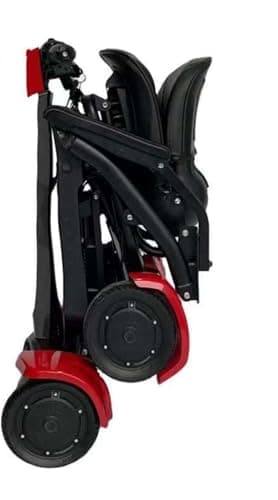 Automatic Folding Mobility Scooter Auto Folding Electric Portable Travel Scooter Mobility Chair 250W Motor 20 KM Removable Battery Remote Control New