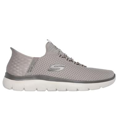 Skechers Mens Slip Ins: Summits High Range Runners Taupe 8 UK