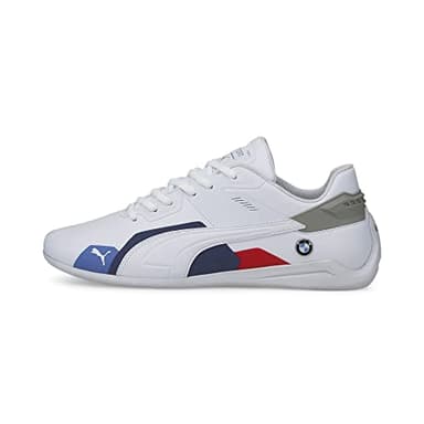 PUMA Unisex BMW MMS DRIFT CAT DELTA Sneaker, White, 8 UK