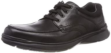 Clarks Men's Cotrell Edge Oxford, Black Blk Smoothlea, 8 UK