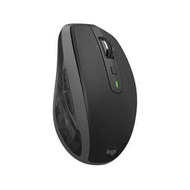 Logitech MX Anywhere 2S Wireless Mouse, Multi-Device, Bluetooth and 2.4 GHz with USB Unifying Receiver, laptop/ PC/ Mac/ iPad OS- Graphite Black