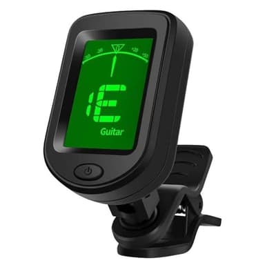 Acoustic Guitar Tuner - Guitar Tuners with Clip | Electric Guitar Tuner | Ukulele Tuner | Easy Fit Violin Bass Ukulele Tuner | Tuner for Violin Bass Ukulele | Tuner