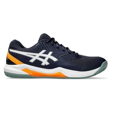 ASICS Men's Gel-Dedicate 8 Padel Sneaker, Midnight/White, 11 UK