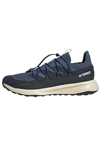 adidas Men's Terrex Voyager 21 Travel Shoes Hiking, Wonder Steel/Aurora Ink/semi Lucid Blue, 9 UK