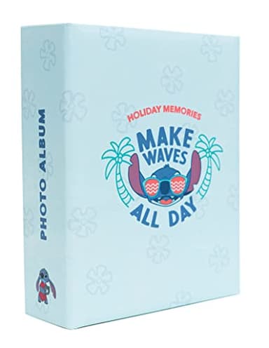 Grupo Erik 6x4 Photo Album - Disney Stitch Gifts Under 10 Pounds | 10x15 cm, 100 Pockets Photo Albums 6x4, Memory Book | Disney Gifts For Women & For Men