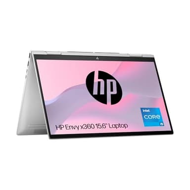 HP Envy x360 15.6" 2in1 Laptop | Intel Core i5-1335U | 8 GB RAM | 512 GB SSD | Intel Iris Xe Graphics | FHD 16:9 Touch Screen | Up to 13hrs battery | Intel Evo | Win 11 | Natural Silver | 15-fe0012sa
