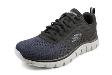 Skechers Men's Track Ripkent Trainers, Navy Mesh/Black Trim, 11 UK