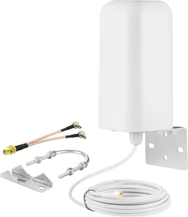 Supaerial High Gain 10-12dBi 4G LTE 5G Antenna SMA Male/TS9 Aerial for Vodafone EE O2 Three Carrier TP-LINK HUAWEI 4G LTE 5G Router Netgear Nighthawk M3 M6 Pro M1 MR1100 LM1200 Hotspot Signal Booster