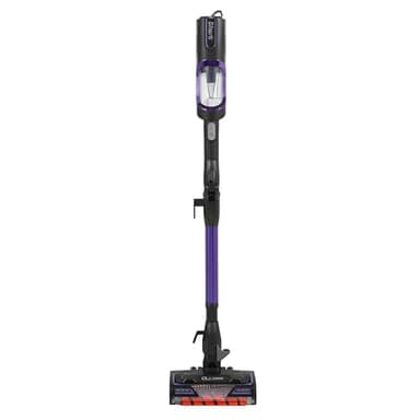 Shark Corded Stick Vacuum Cleaner with Anti Hair Wrap and DuoClean Floorhead, Flexible Vacuum Cleaner with Anti-Allergen Complete Seal, 2 Attachments, 10m Cord, Purple HZ500UK