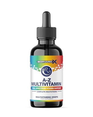 Multivitamin Liquid for Adults (1 Month Supply) Complete Daily Vitamins for Energy, Immunity & Wellness – Fast Absorbing