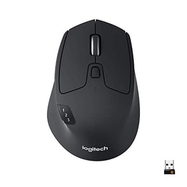 Logitech M720 Triathlon Bluetooth Optical Mouse 1000 dpi Black