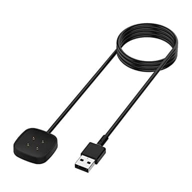 adspow Charger Compatible with Fitbit Versa 3/4, Sense/Sense 2 Smartwatch, Replacement Charging Cable, 1M (1)