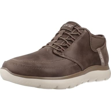 Skechers Men's Hands-Free Slip-ins Summits Sneaker, Chocolate Suede/Trim, 10 UK