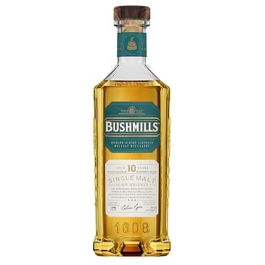 Bushmills 10 Year Old Single Malt Irish Whiskey, 70cl (packaging may vary)