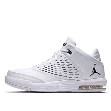 Nike Men's Jordan Flight Origin 4 Sneaker, White and Black, 8 UK