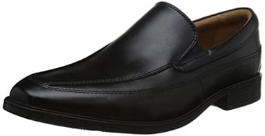 Clarks Tilden Free, Mens Derby Loafer, Black, 9 UK (43 EU)