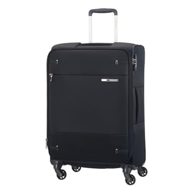 Samsonite Base Boost - Spinner M extensible Suitcase, 66 cm, 67.5/73.5 l, Black (Black)