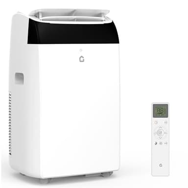 GarveeLife 12,000 BTU Portable Air Conditioners - Smart AC Units Cold Air System Quiet Cooling within 550 sq.ft with Remote Control 24H Timer/Dry/Fan Modes Drain-Free Window Installation Kits