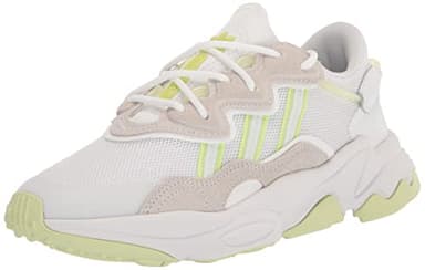 adidas Originals Women's Ozweego Sneaker, White/Almost Lime/Pulse Lime, 6.5 UK