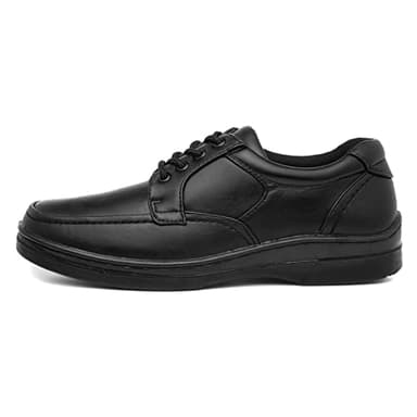 Hobos Benny Mens Black Lace Up Shoe - Size 13 UK - Black