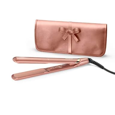 BaByliss Rose Gold Hair Straighteners - Ceramic Plates for Smooth Styling, Multi-voltage Worldwide use, Ultra-fast 15 Second Heat Up, 3 Heat Settings Up To 235°C, 2598BU