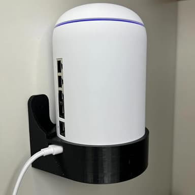 Generic Wall Mount For Ubiquiti UniFi Dream Machine & Dream Router (Black)