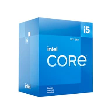Intel Core i5-12400F 12th Generation Desktop Processor (Base Clock: 2.5GHz, 6 Cores, LGA1700, RAM DDR4 and DDR5 up to 128GB)
