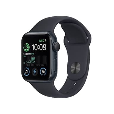 Apple Watch SE (2nd Gen) (GPS, 40mm) - Midnight Aluminium Case with Midnight Sport Band, Regular (Renewed)