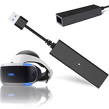 GZW-Shop PS VR Adapter PS4 Camera Adapter for PS5, Mini Camera Adapter for Playing PS VR on PS5, PS4 PSVR Converter Cable Adapter