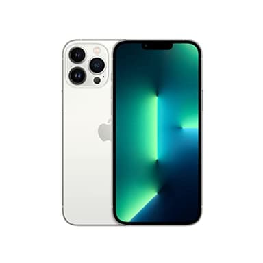 Apple iPhone 13 Pro Max, 128GB, Silver - (Renewed)
