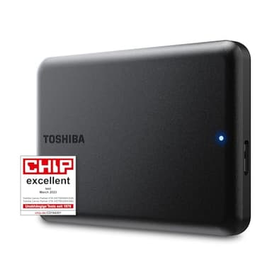 Toshiba Canvio Partner 2TB Portable 2.5’’ External Hard Drive, USB 3.2, Mac & Windows compatible. Xbox, PS4, PS5