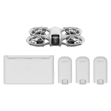 DJI Neo Three-Battery Combo, Mini Drone with 4K UHD Camera for Adults, 135g Self Flying Drone that Follows You, Palm Takeoff, Subject Tracking, QuickShots, Stabilized Video (Controller-Free)