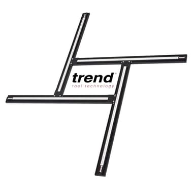 Trend Adjustable Routing Jig Frame & Guide System for Creating Square and Rectangular Recesses, Slots, and Face Panel Molds with a Router, VARIJIG