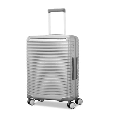 Samsonite Framelock Hardside Luggage with Spinner Wheels, Silver, Carry-on Spinner, Framelock Hardside Luggage with Spinner Wheels