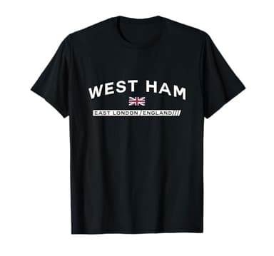 West Ham Town of East London, England UK T-Shirt