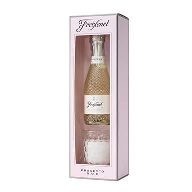 Freixenet Prosecco Gift Set - Freixenet Prosecco DOC 20cl and Fizz Scented Candle, Luxury Mini Prosecco Gift for Ladies, New Mum - Birthday Mini Alcohol and Pamper Set - Prosecco Gifts for Women