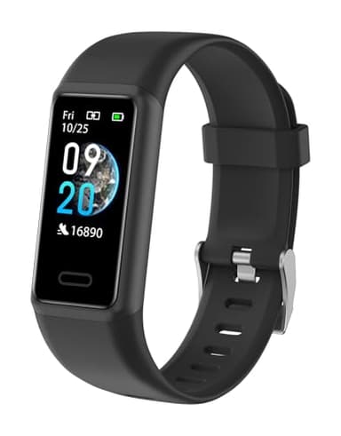 Cloudpoem Fitness Tracker with Heart Rate Sleep Monitor Step/Calories Counter,IP68 Waterproof Fitness Watch with Pedometer for Women Men,SMS/SNS/Phone Call Notification for Android iOS Smartphones