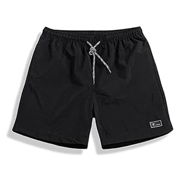 Kleoque Summer Gym Shorts for Men UK Sales Casual Loose Lightweight Sport Pants Solid Color Elastic Waist Activewear Shorts Drawstring Lounge Pants Soft Comfy Stretch Pajamas Bottoms L