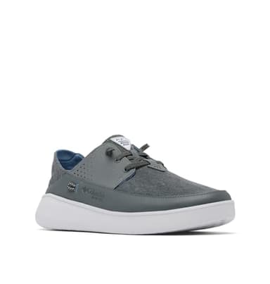 Columbia Men's Boatside Relaxed PFG Boat Shoe, Grill/Mountain, 8 UK