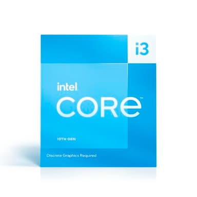 Intel® Core™ i3-13100F Desktop Processor 4 cores (4 P-cores + 0 E-cores) 12MB Cache, up to 4.5 GHz