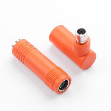 YAODHAOD DC 7909 to DC 8020 Adapter 2PCS, 90 Degree Right Angle 7909 Female to 8020 Male and DC 7909 to 7909 Female Plug Connector for Jackery Explorer 1000 V2/600 Plus Solar Power Plant