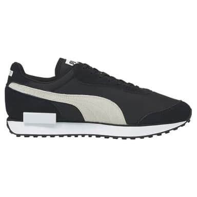 PUMA Mens Future Rider The Cat Lace Up Sneakers Shoes Casual - Black, White, Black, 10.5