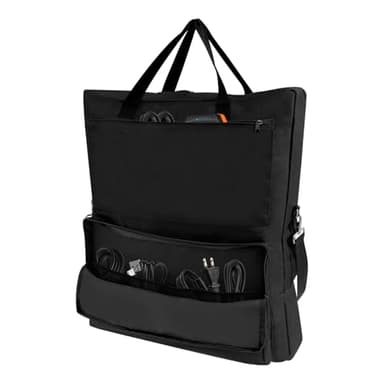 Portable Solar Panel Bag Compatible with Jackery Solar Saga 100W 100X 200W Padded Solar Panel Carrier with Pocket&Shoulder Strap 600D Oxford Waterproof Double-Layer Travel Carrying Case for 2 Battery