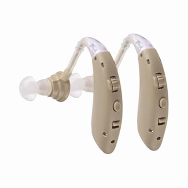 Zingle Hearing Amplifier Aid Rechargeable Digital Personal Sound Amplifier Devices PSAP for Seniors,Behind The Ear,BTE,TV,2-Pack