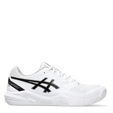 ASICS Gel Dedicate 8 Mens Padel Shoes Tennis White/Black 9.5 (44.5)