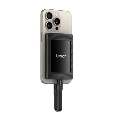 Lexar SL500M External SSD with Magnetic Set 2TB for Creator, Support ProRes 4K Video, Portable SSD USB3.2 Gen2x2, up to 2000MB/s Read, Compatible with iPhone 15 16 Series/Mac/PS5/XBOX/Laptop/PC