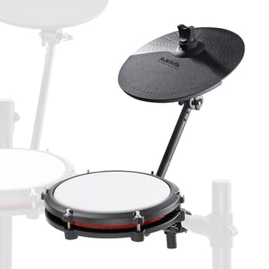 Alesis Drums Nitro Max Expansion Pack - Electric Drum Kit Expansion for Nitro Max with Mesh Tom Pad, 10" Cymbal with Choke and Connection Cables