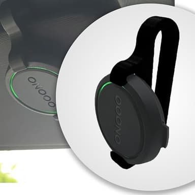 Holder suitable for Ooono No2 co-driver sun visor holder, car speed camera warning mount, heat resistant, easy installation, made by R-Satz Shop