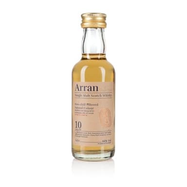 Arran 10 Year Old Single Malt Whisky 5cl Miniature, 46% ABV | Premium Single Malt Scotch | Isle Of Arran |